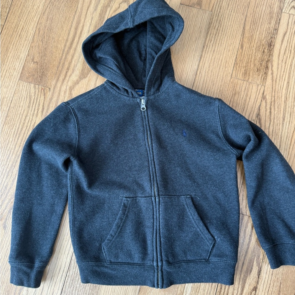 Polo by Ralph Lauren Charcoal Hoodie for Kids